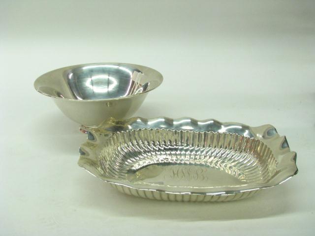 Appraisal: Sterling Silver Bowl Tray including a Towle Sterling '' footed