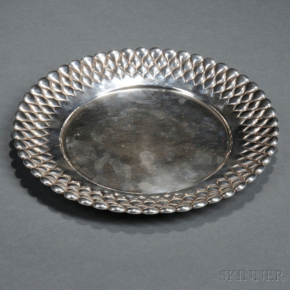 Appraisal: Tiffany Co Sterling Silver Dish New York - with a