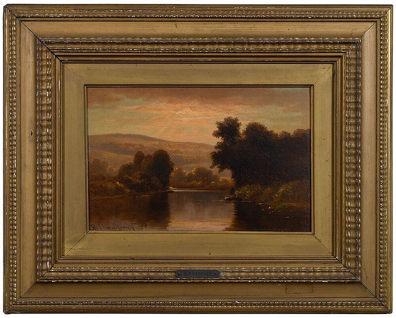 Appraisal: Benjamin Champney American - New Hampshire Landscape signed and dated