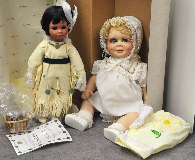 Appraisal: Two Collectible DollsIncluding Natane by Linda Sutton and Daisy by