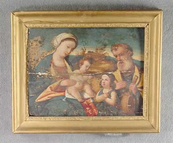 Appraisal: Old Master Style Painting Copy after a Northern Italian early