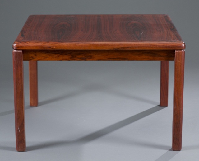 Appraisal: Danish Rosewood Occasional Table Unmarked W x H