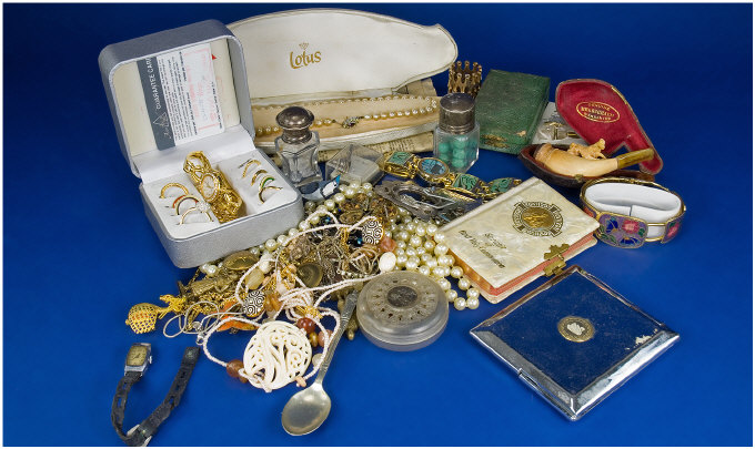 Appraisal: Collection Of Costume Jewellery Silver And Misc Collectables