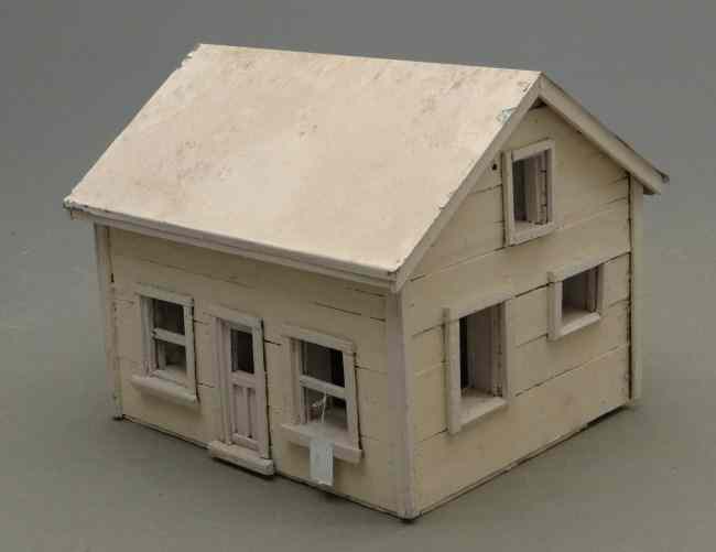 Appraisal: Early painted doll house '' W '' D '' Ht