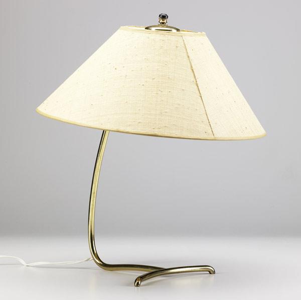 Appraisal: J T KALMAR METALLWERKSTATTEN Vienna Tubular brass desk lamp with