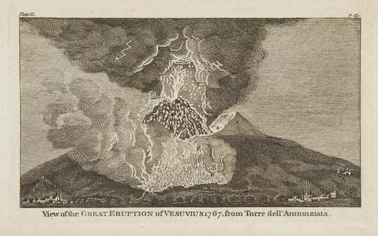 Appraisal: Italy - Hamilton Sir William Observations on Mount Vesuvisu Mount