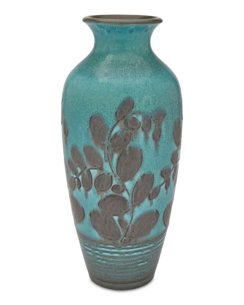 Appraisal: A large Rookwood pottery vase William Ernst Hentschel Marked for