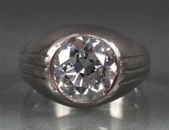 Appraisal: cts round brilliant-cut diamond ring G I A Diamond Grading