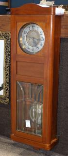 Appraisal: Continental wall clock having an Art Nouveau decorated dial with