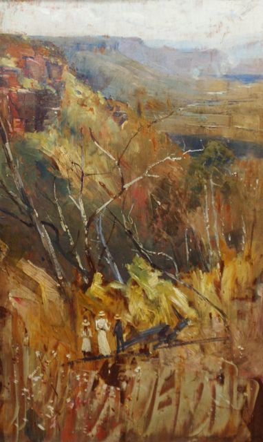 Appraisal: Australian School Blue Mountains NSW circa oil on board x