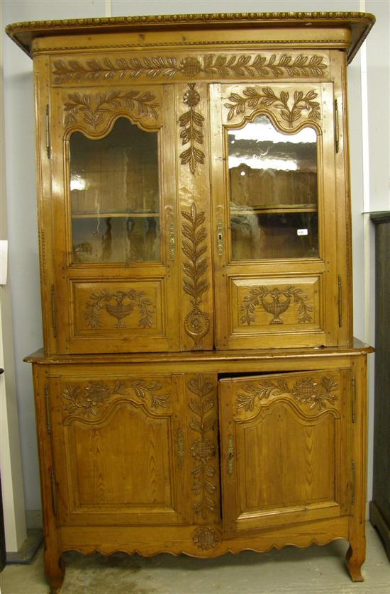 Appraisal: Early th century French Pine dresser h w d in