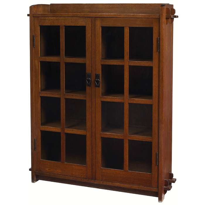 Appraisal: Gustav Stickley bookcase