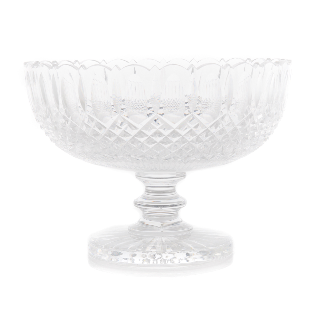 Appraisal: Waterford crystal footed compote in H in Diam Condition Minor