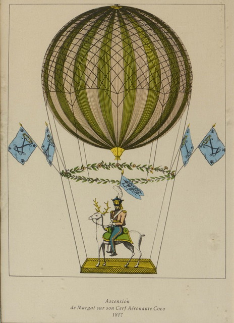 Appraisal: OF BALLOONING INTEREST A collection of nine French colour ballooning