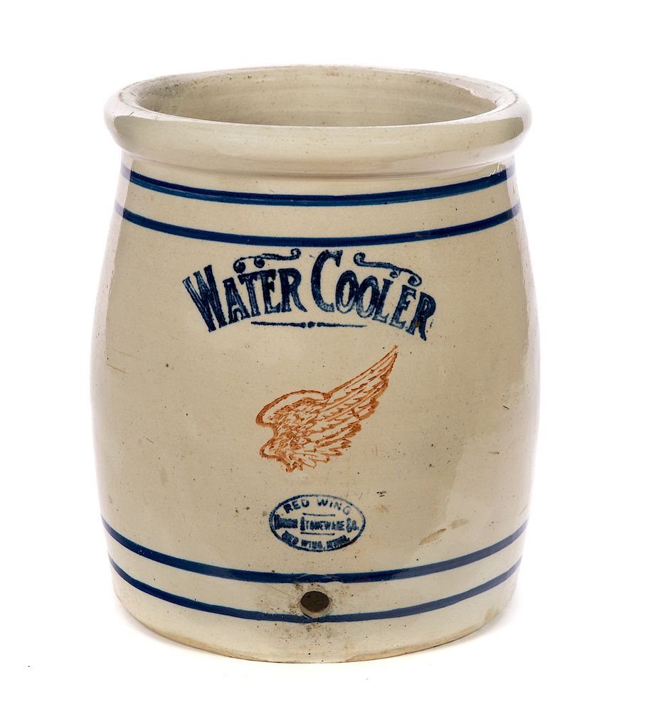 Appraisal: Red Wing Gallon Stoneware Water Cooler Measures tall wide Good