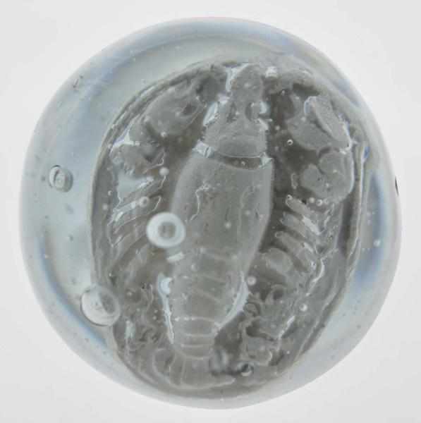 Appraisal: Lobster on Rock Sulphide Marble Description Hard-to-find figure of a