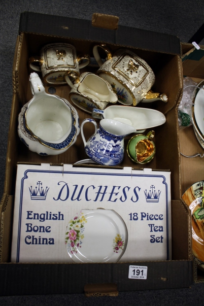 Appraisal: A collection of pottery to include Sadler piece teaset Duchess