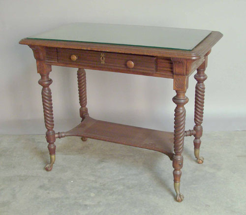 Appraisal: Victorian mahogany games table h x w x d