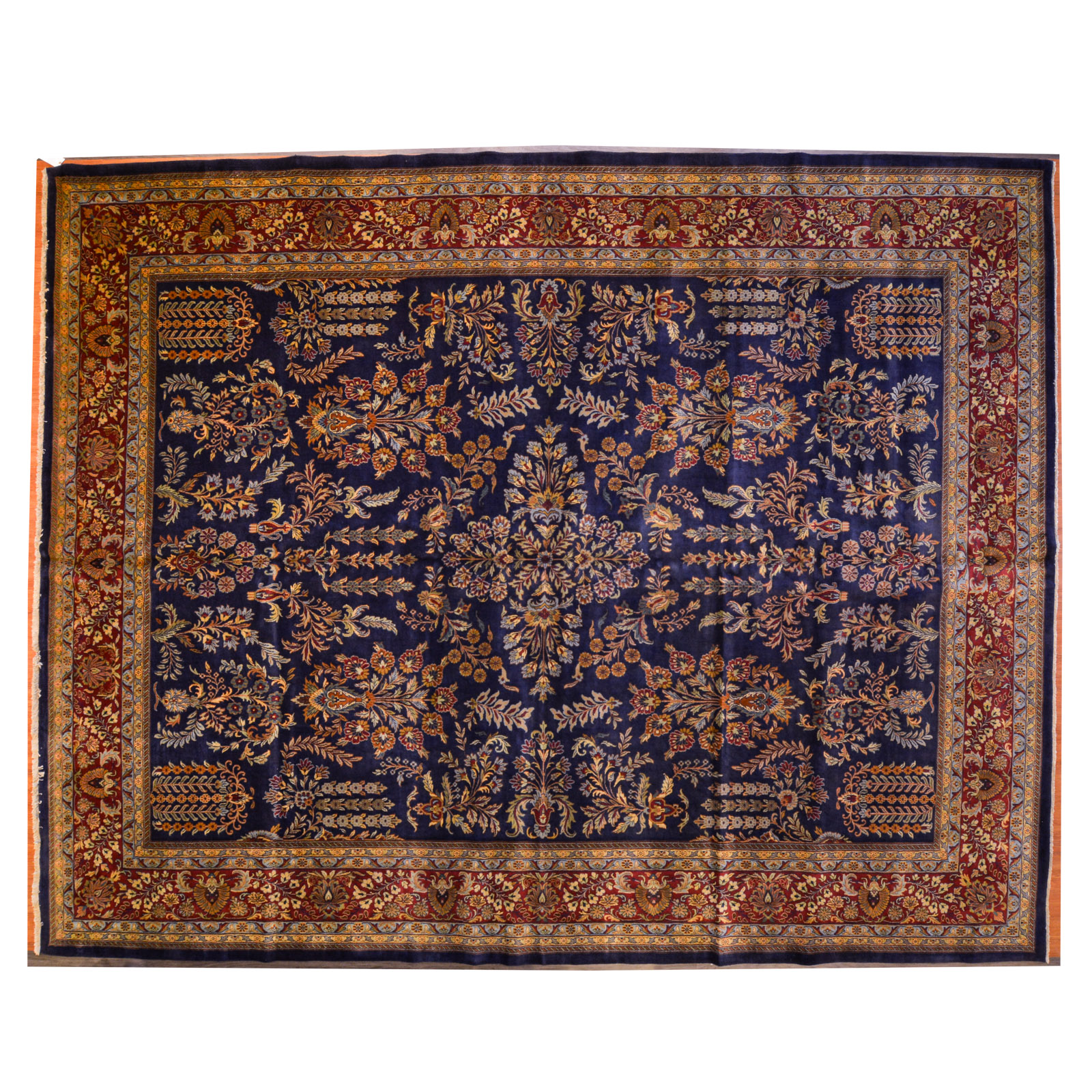 Appraisal: INDO AGRA CARPET INDIA X Modern hand-knotted wool pile