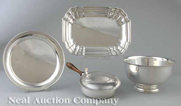 Appraisal: A Group of American Sterling Silver Hollowware Serving Pieces including