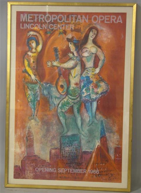 Appraisal: AFTER MARC CHAGALL FRENCH - CARMEN Color lithograph X in