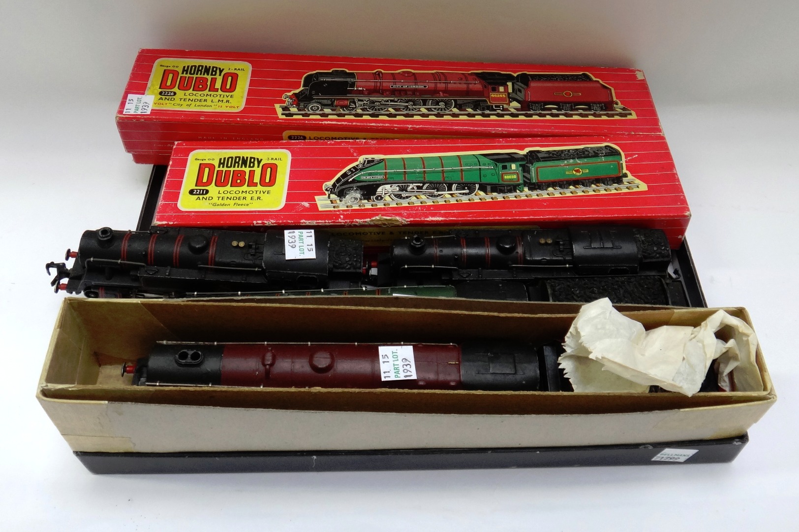 Appraisal: Four Hornby OO gauge locomotives and tenders 'City of London'