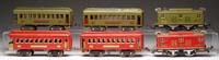 Appraisal: MISC LOT OF LIONEL STANDARD GAUGE TRAINS Includes loco E