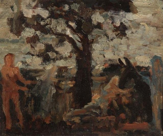 Appraisal: MARIAN KRATOCHWIL Polish - Scene from 'A Midsummer Night's Dream'