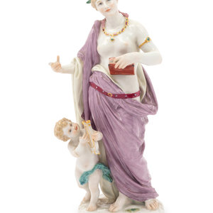 Appraisal: A Meissen Porcelain Figure Late th Early th Century bearing