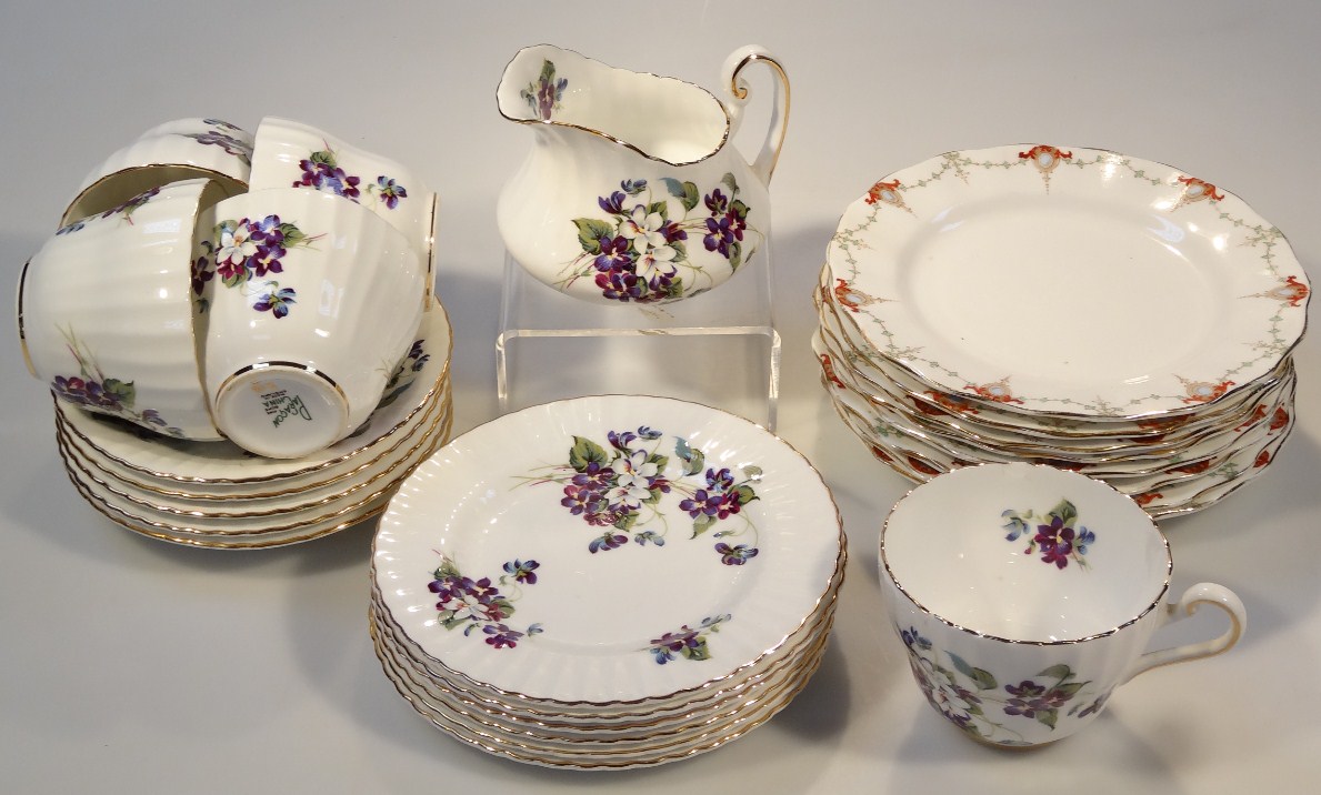 Appraisal: A mid- thC Paragon bone china part tea service to