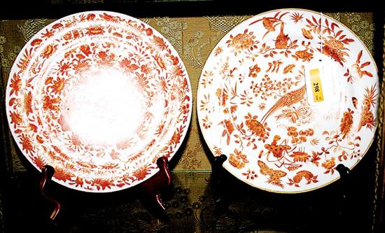 Appraisal: Chinese Export porcelain plates circa similarly decorated with floral sprays