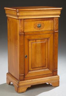 Appraisal: French Louis Philippe Style Carved Cherry Confitur French Louis Philippe