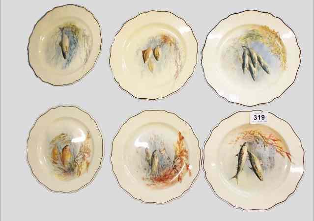 Appraisal: Royal Doulton Fish Seriesware Plates