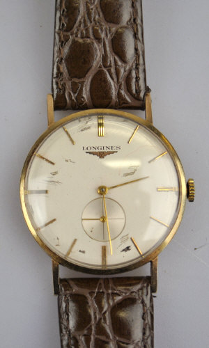 Appraisal: A gentleman's ct gold Longines wristwatch