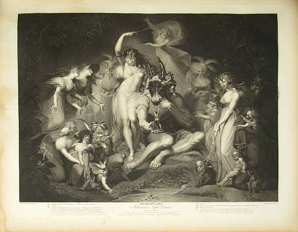 Appraisal: SHAKESPEARE WILLIAM A Collection of Prints from Pictures Painted for