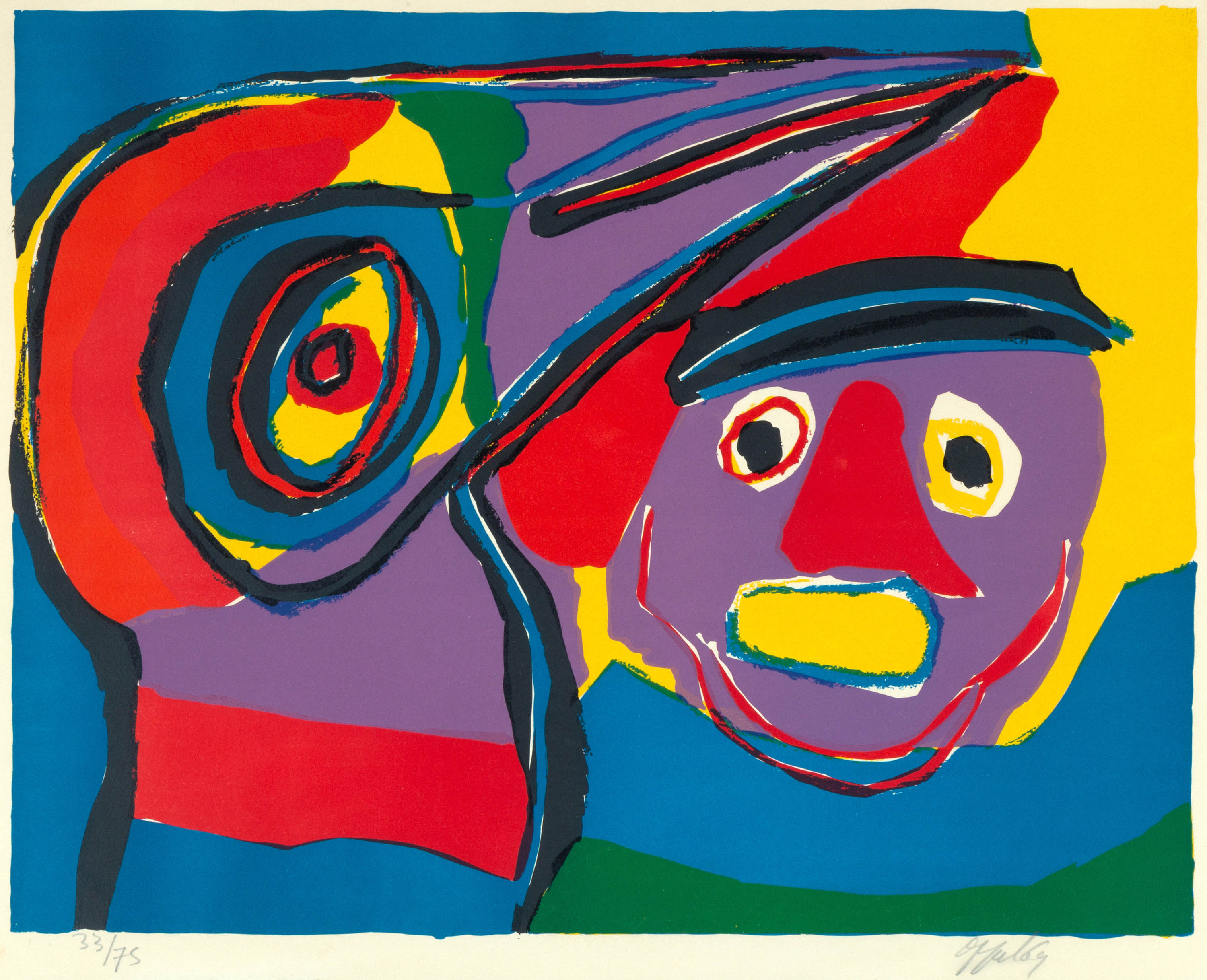 Appraisal: KAREL APPEL DUTCH - Lithograph