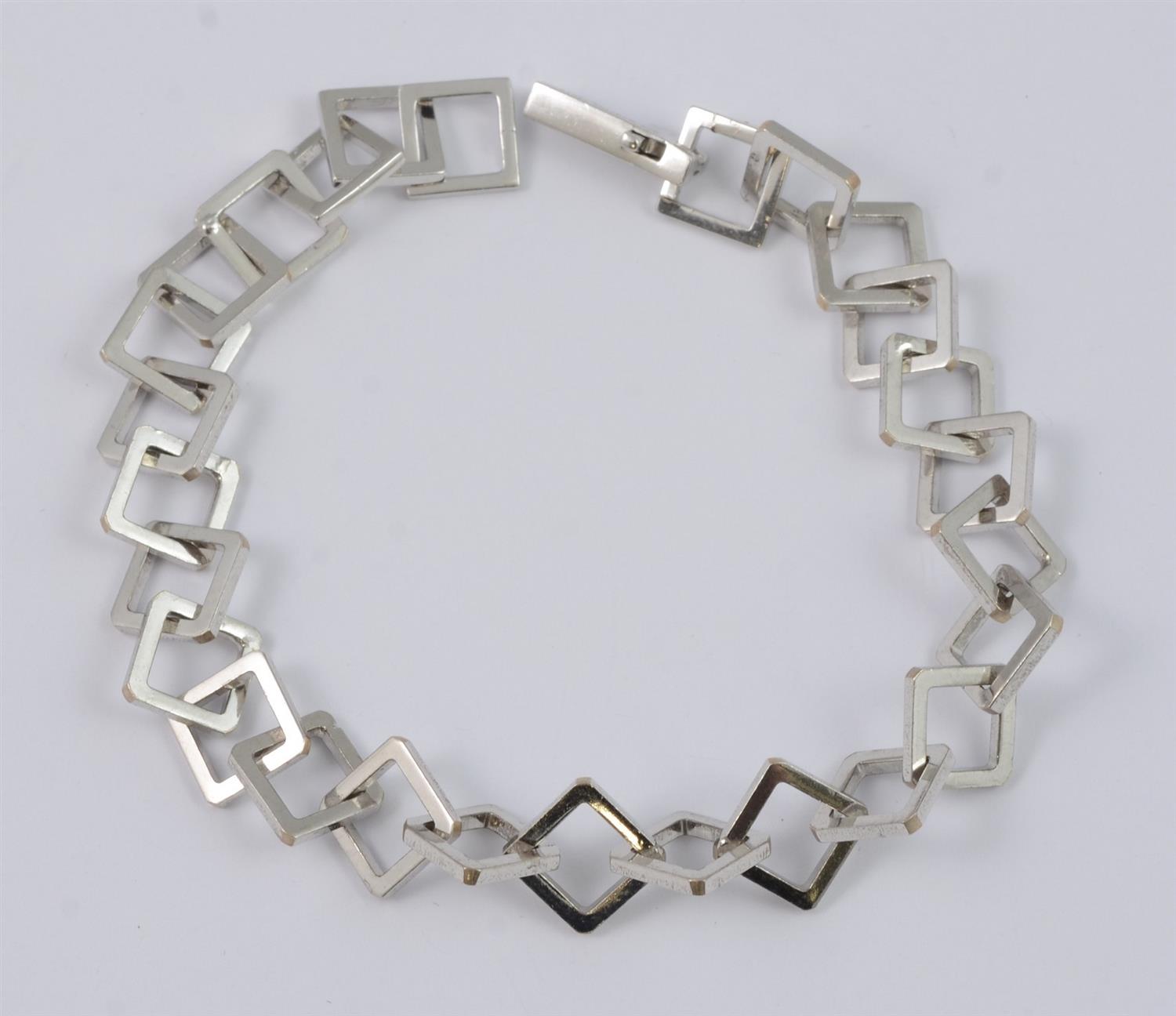 Appraisal: Santomio Open Square Link Bracelet handmade Italy - TO