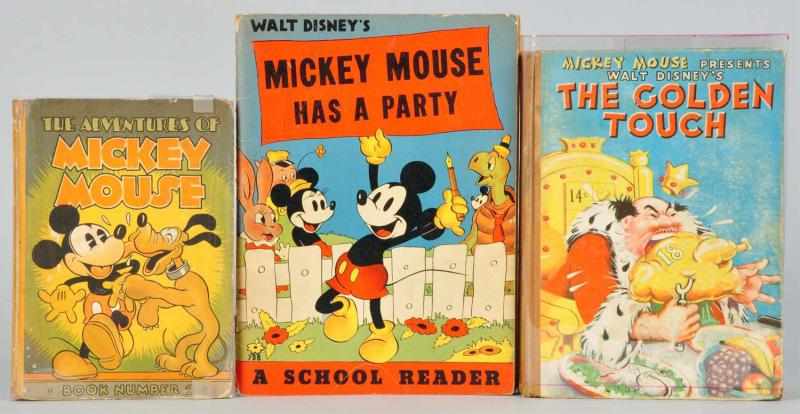 Appraisal: Lot of Walt Disney Mickey Mouse Books Description Includes The