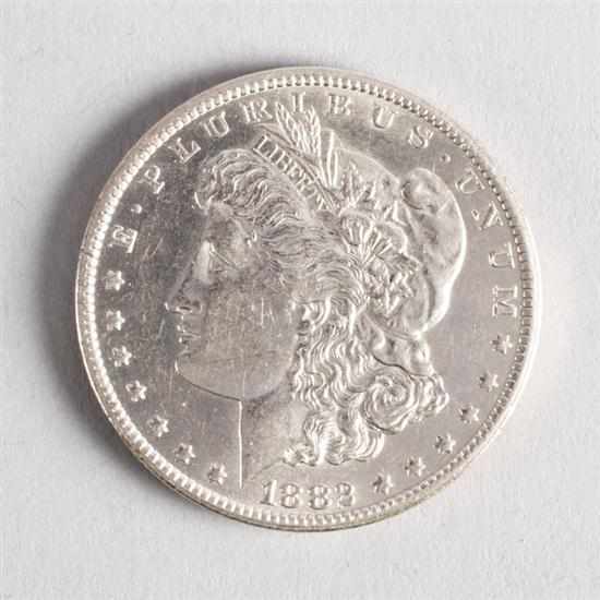 Appraisal: United States Morgan silver dollar CC MS- Estimate - Coin