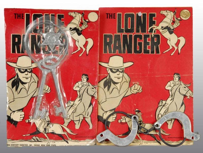 Appraisal: Lot of Lone Ranger Items Description Circa s Includes Hand