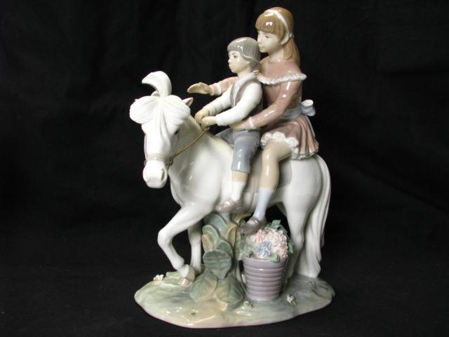 Appraisal: Lladro ''Ride on Little Horse'' issued retired Julio Fernandez no