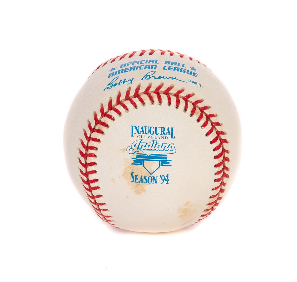 Appraisal: Cleveland Indians Baseball Cleveland Indians Baseball Condition Please Email for