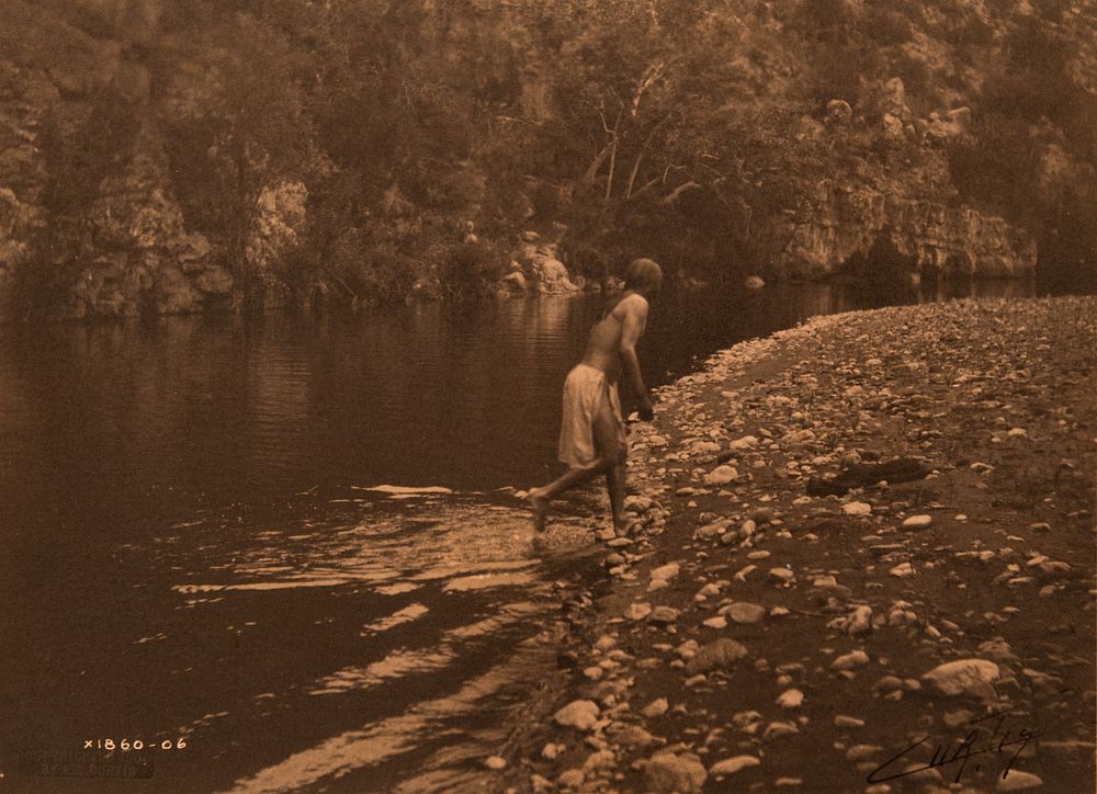 Appraisal: Edward Curtis The Bathing Pool - Apache Edward S Curtis