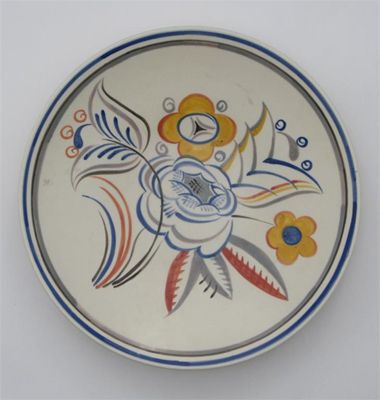 Appraisal: A Poole Pottery Art Deco wall charger made for W