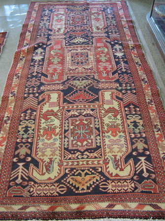 Appraisal: PERSIAN TRIBAL AREA RUG Azerbaijan province Northwest Iran hand knotted