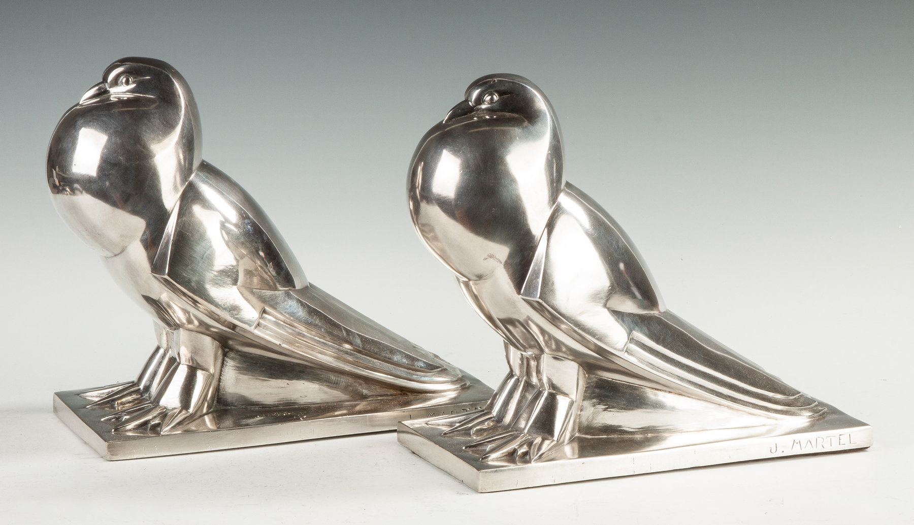 Appraisal: A Pair of Jan Jo l Martel French - Silver