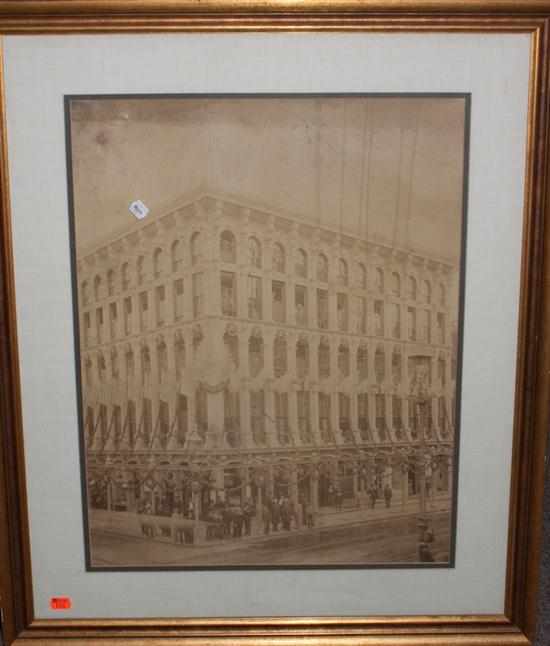 Appraisal: Photograph Photographer identified possibly Bachrach ''The Baltimore Sun Iron Building