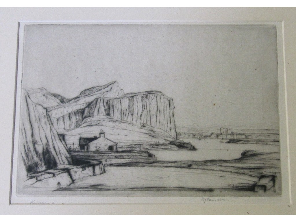 Appraisal: SIR DAVID YOUNG CAMERON - Drypoint 'Kerrera I' initialled on