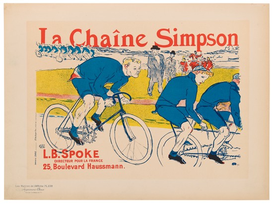 Appraisal: HENRI DE TOULOUSE-LAUTREC - LA CHA NE SIMPSON Ma tres