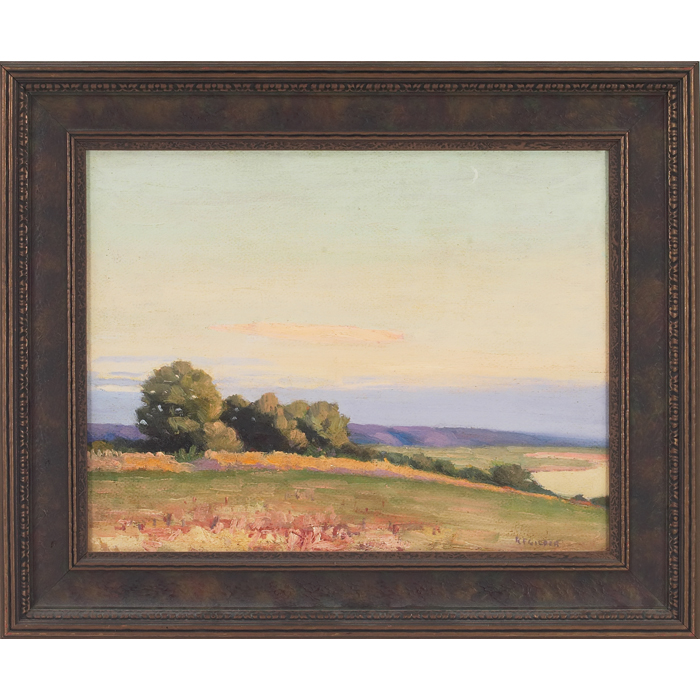 Appraisal: Robert Fletcher Gilder American - ''Landscape '' c oil on